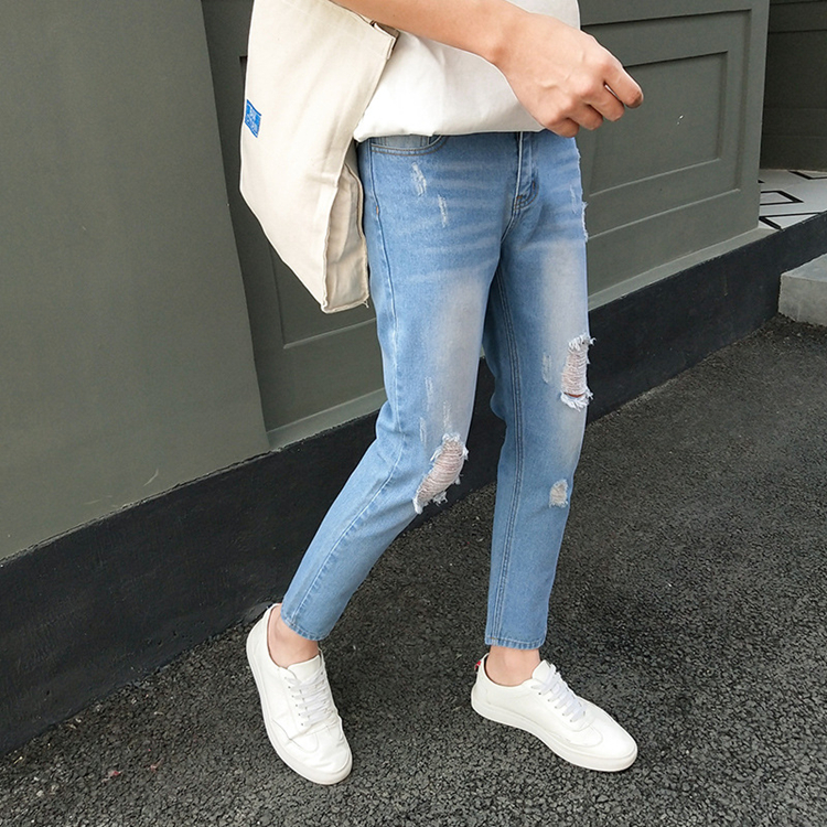 ole-slim-fit-denim-cropped-pants