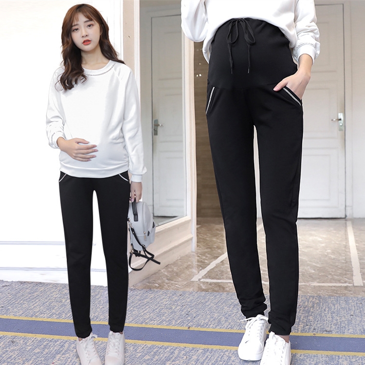 Plastic-legs-high-waist-pregnant-women-leggings