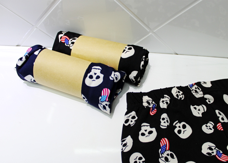 Skull-and-crossbones-flag-print-cycle-leggings