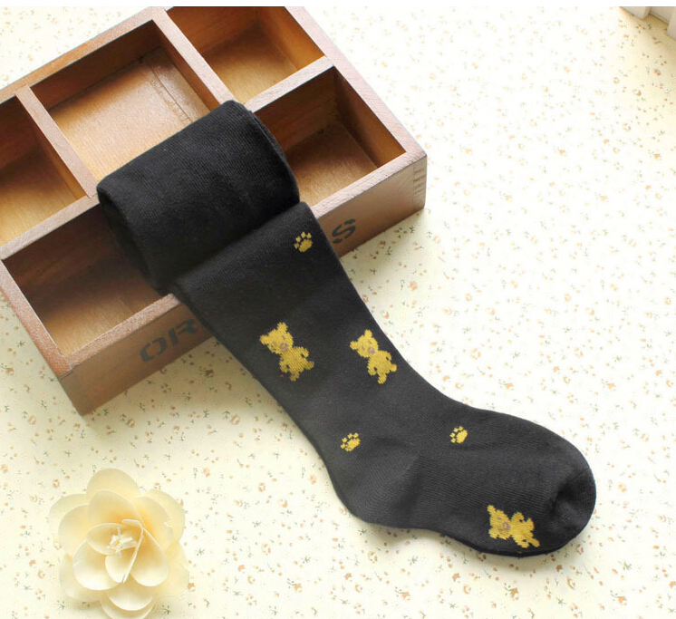 Baby-bear-pattern-embroidered-cotton-tights-wholesale