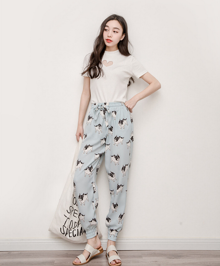 Printing-female-leisure-cool-bask-in-pants-wholesale