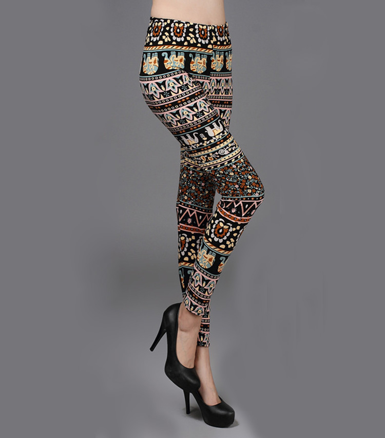 Ethnic-floral-leggings-wholesale