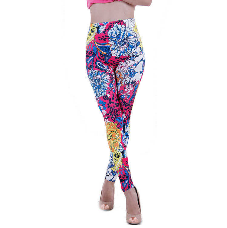 Floral-seamless-leggings-wholesale