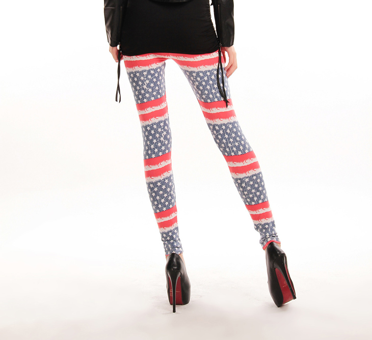 Printing-high-elasticity-girl-was-thin-Leggings