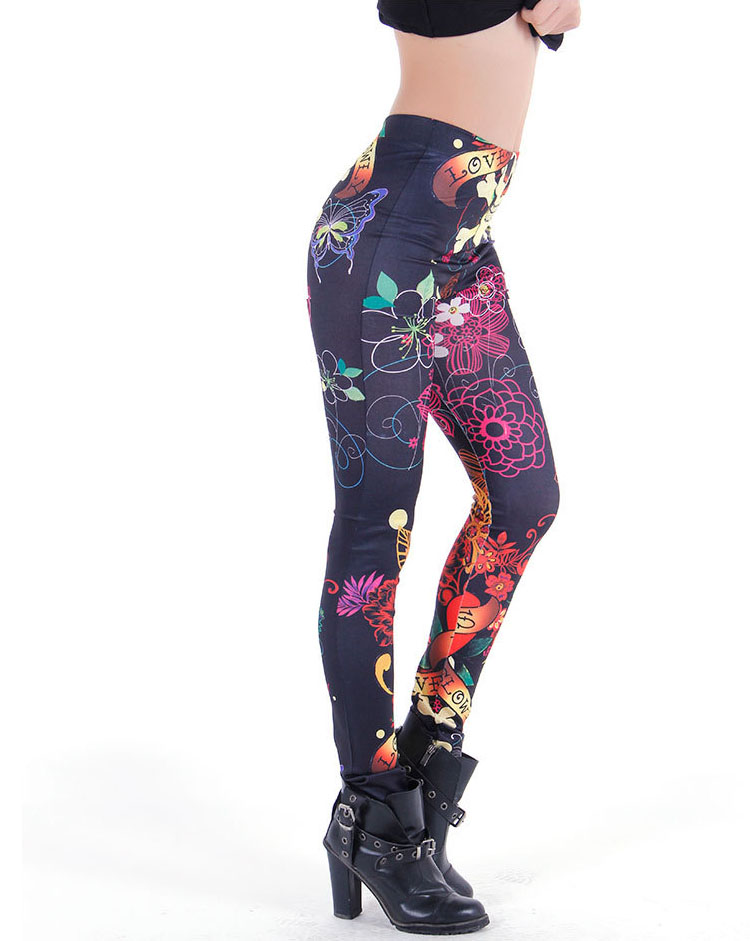 Skull-skinny-leggings-wholesale