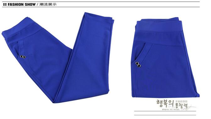 Elderly-female-waist-elastic-solid-color-pants-wholesale