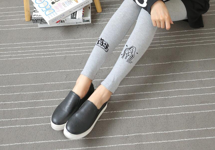 Female-china-words-cartoon-pattern-legging-wholesale