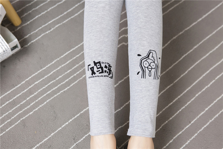 Female-china-words-cartoon-pattern-legging-wholesale