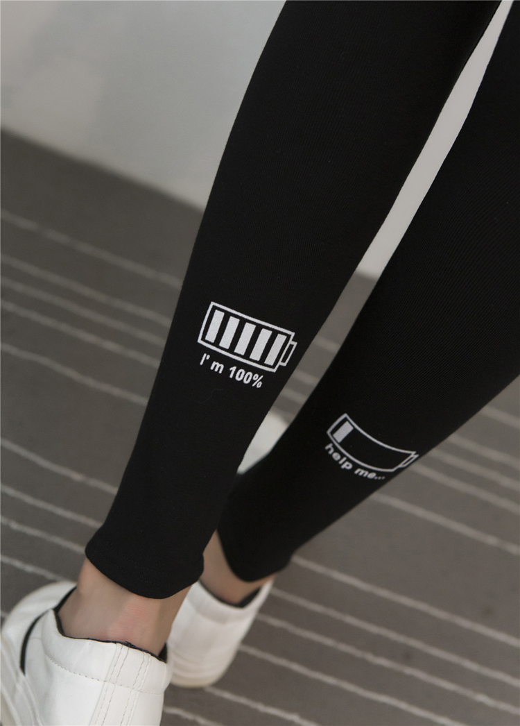 Female-cotton-battery-design-legging-wholesale