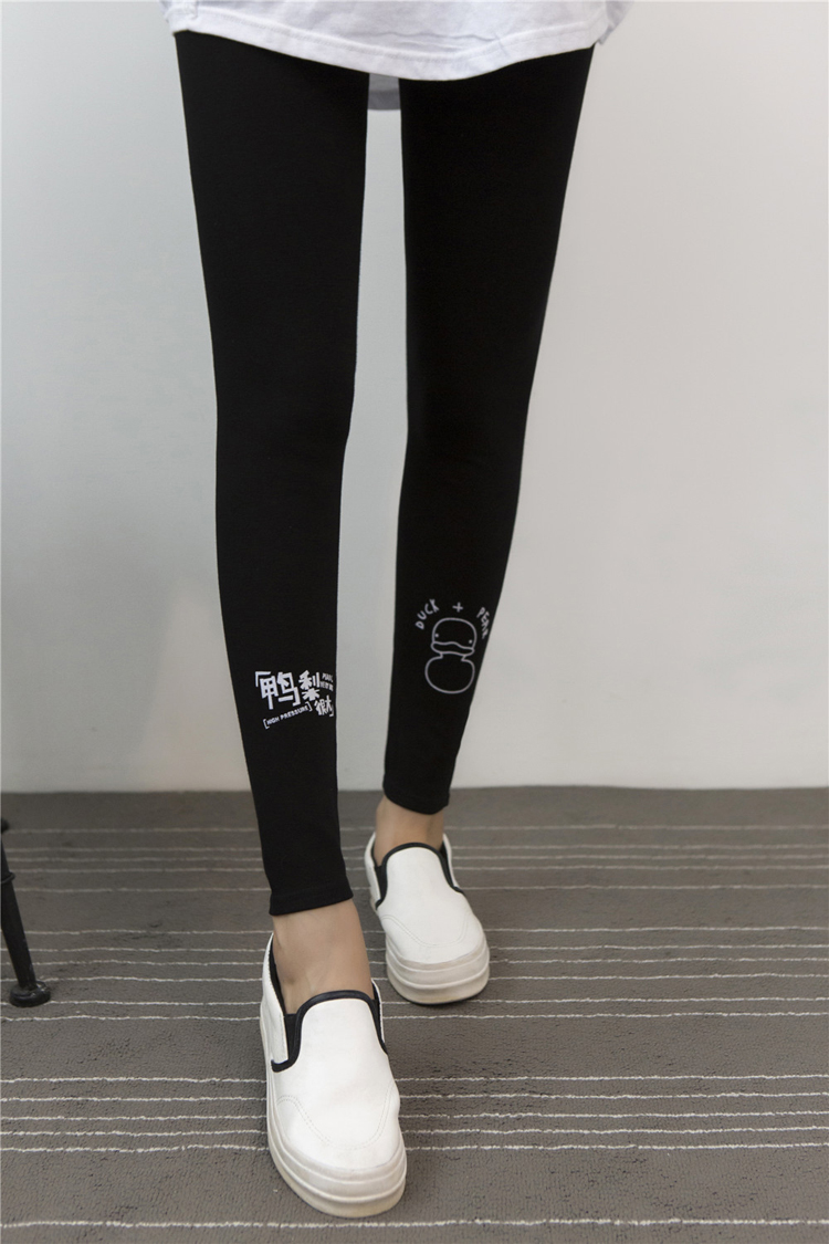 Female-duck-pattern-cotton-legging-wholesale