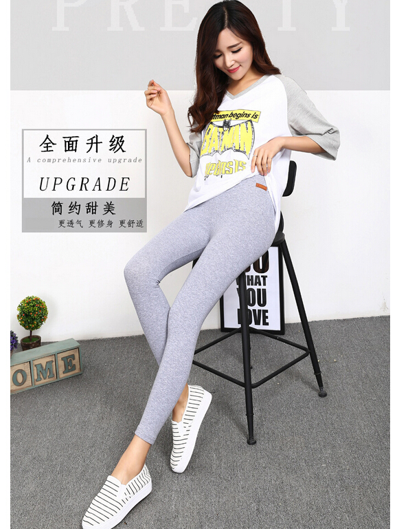 Female-leisure-wear-outside-pure-cotton-nine-minutes-pants-wholesale