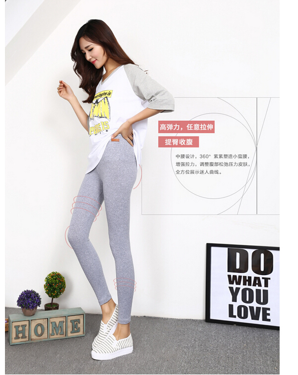 Female-leisure-wear-outside-pure-cotton-nine-minutes-pants-wholesale