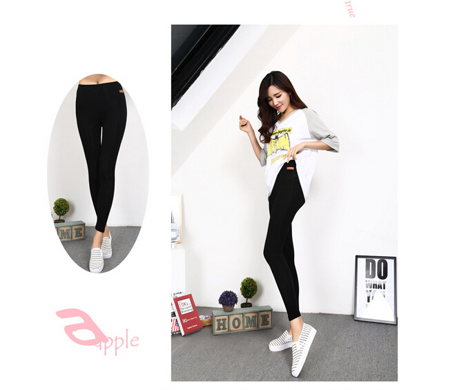 Female-leisure-wear-outside-pure-cotton-nine-minutes-pants-wholesale