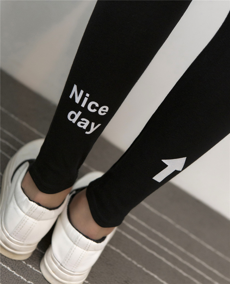 Female-nice-day-words-pattern-legging-wholesale