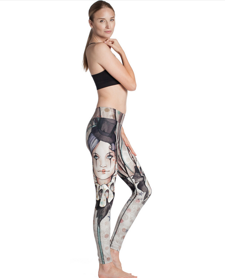 Female-show-thin-quick-drying-bizarre-doll-nine-points-yoga-pants-wholesale