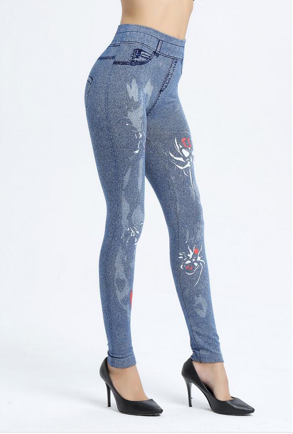 Female-spider-hearts-printed-leggings-wholesale