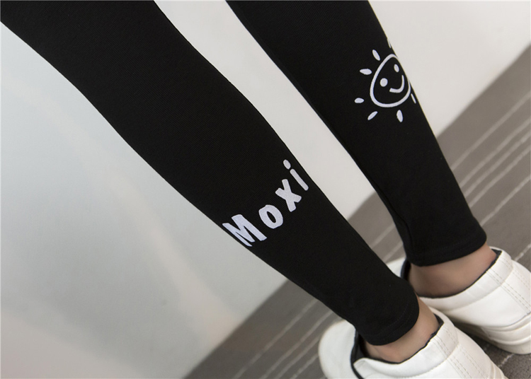 Female-sun-pattern-cotton-legging-wholesale