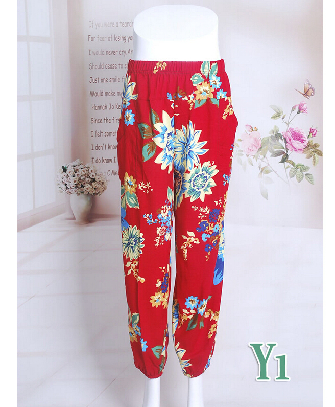 Nine-points-bamboo-cotton-elderly-mother-leisure-leggings-wholesale