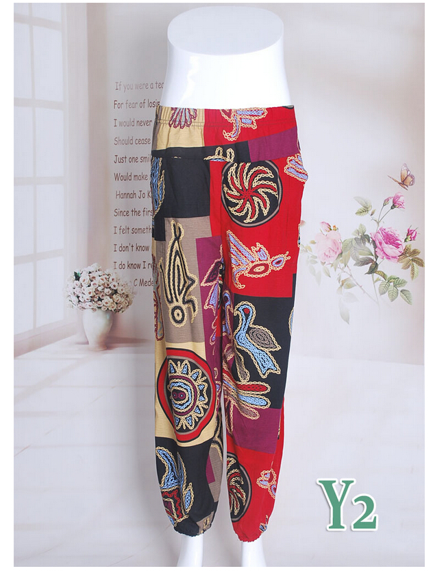 Nine-points-bamboo-cotton-elderly-mother-leisure-leggings-wholesale