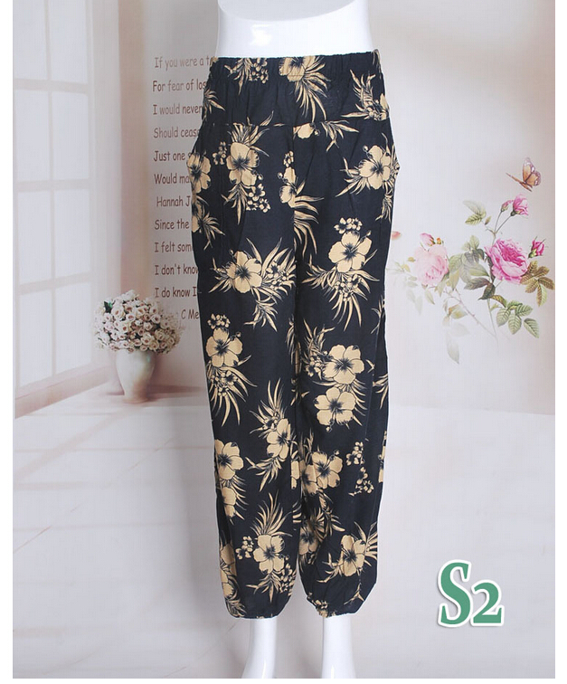 Nine-points-bamboo-cotton-elderly-mother-leisure-leggings-wholesale