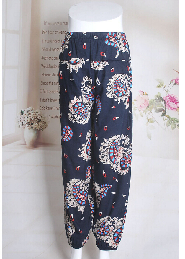 Nine-points-bamboo-cotton-elderly-mother-leisure-leggings-wholesale