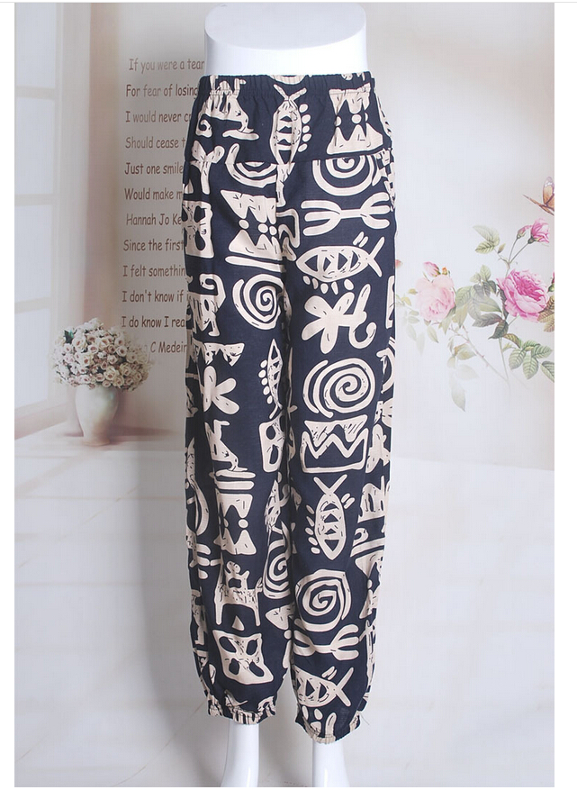 Nine-points-bamboo-cotton-elderly-mother-leisure-leggings-wholesale