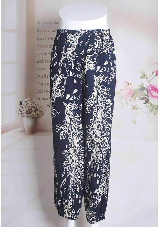 Nine-points-bamboo-cotton-elderly-mother-leisure-leggings-wholesale