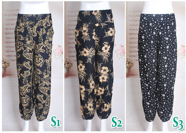 Nine-points-bamboo-cotton-elderly-mother-leisure-leggings-wholesale