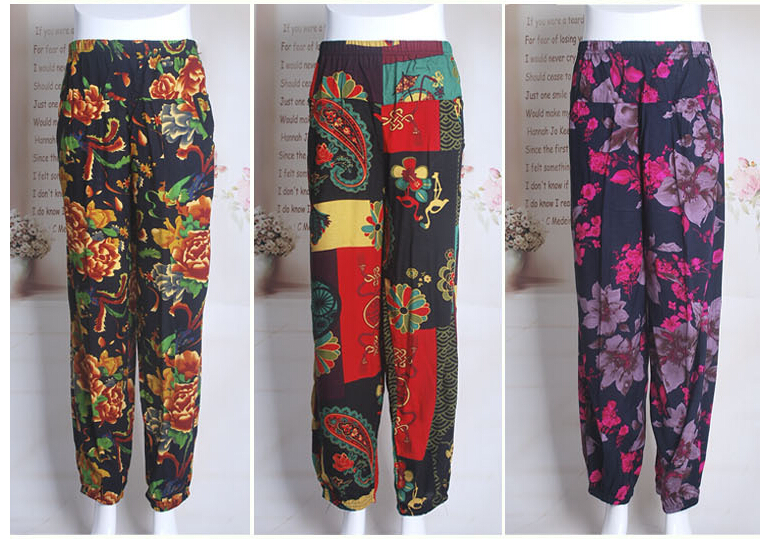 Nine-points-bamboo-cotton-elderly-mother-leisure-leggings-wholesale