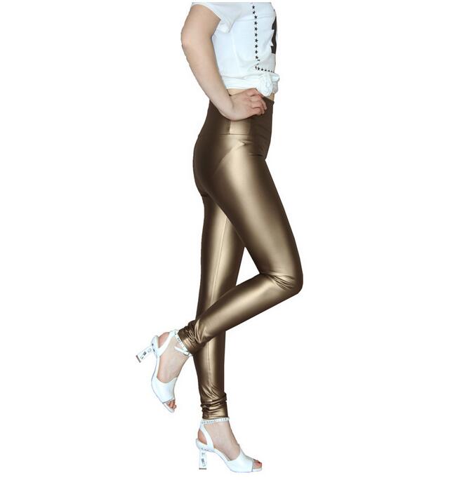 Pearl-color-PU-leather-pencil-series-leather-pants-wholesale