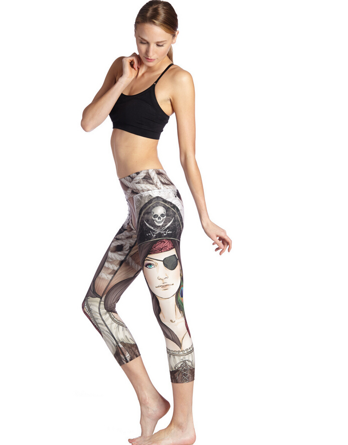 Pirates-female-printing-7-minutes-yoga-pants-wholesale