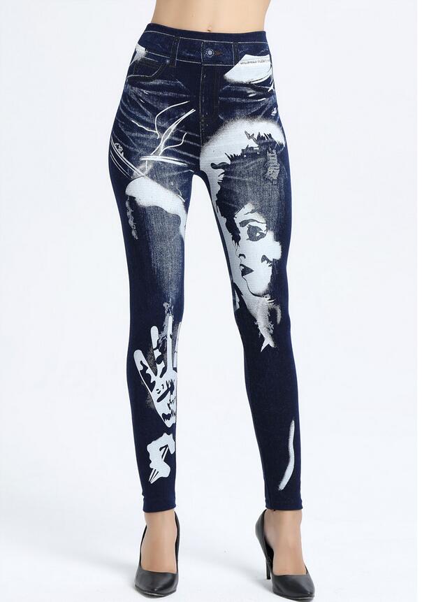 Printed-cotton-white-beauty-leggings-wholesale