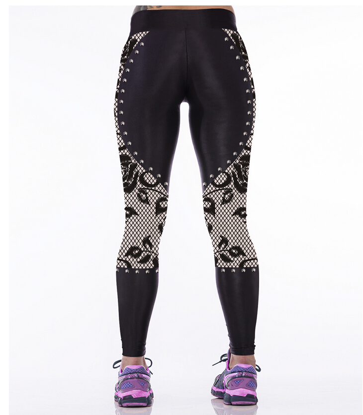 Rose-printed-quick-drying-yoga-pants-wholesale