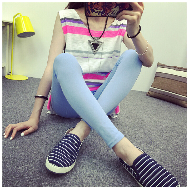 Show-thin-cotton-spandex-candy-color-pencil-pants-wholesale