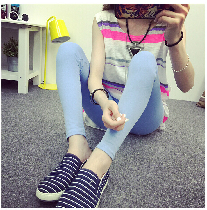 Show-thin-cotton-spandex-candy-color-pencil-pants-wholesale