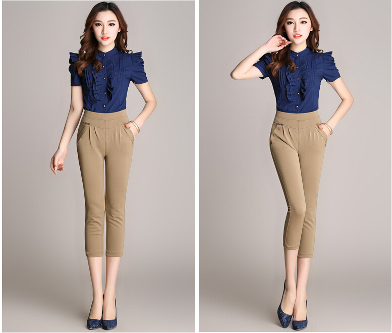 Summer-Elastic-harlan-7-minutes-of-women-show-thin-leg-pants-wholesale