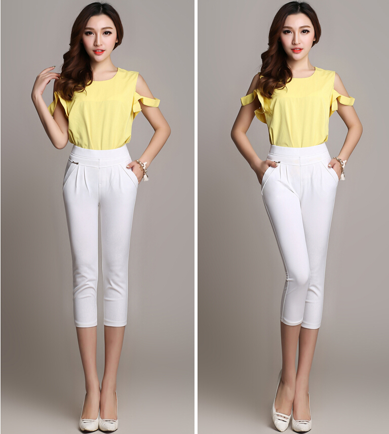 Summer-Elastic-harlan-7-minutes-of-women-show-thin-leg-pants-wholesale