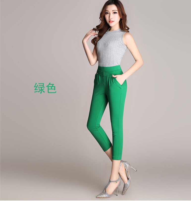 Summer-Elastic-harlan-7-minutes-of-women-show-thin-leg-pants-wholesale