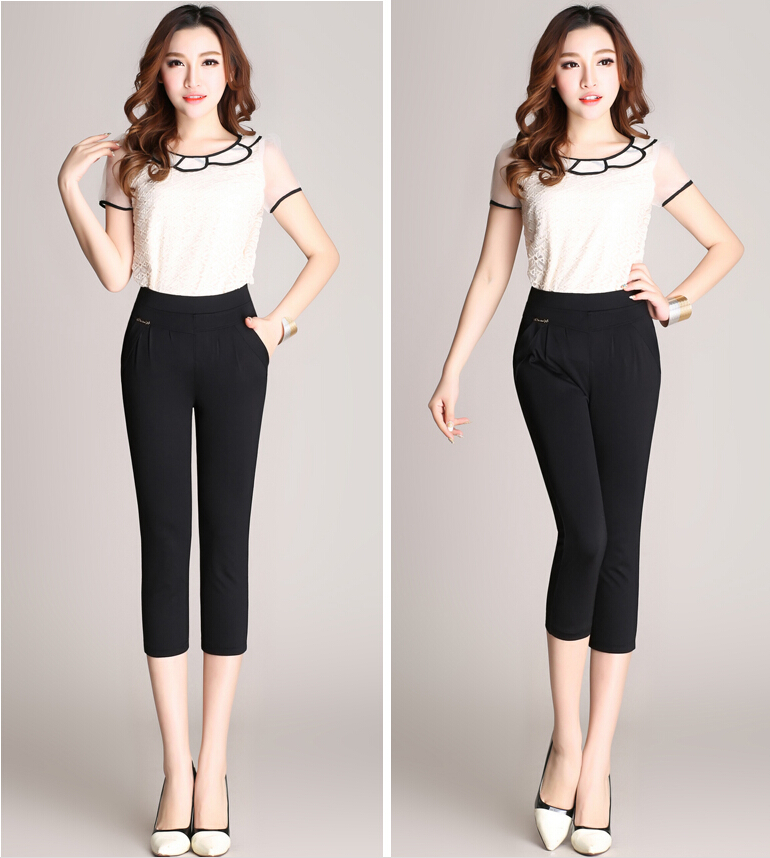 Summer-Elastic-harlan-7-minutes-of-women-show-thin-leg-pants-wholesale