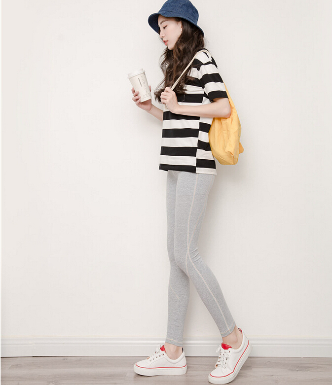 Thin-cotton-line-movement-nine-minutes-female-pants-wholesale