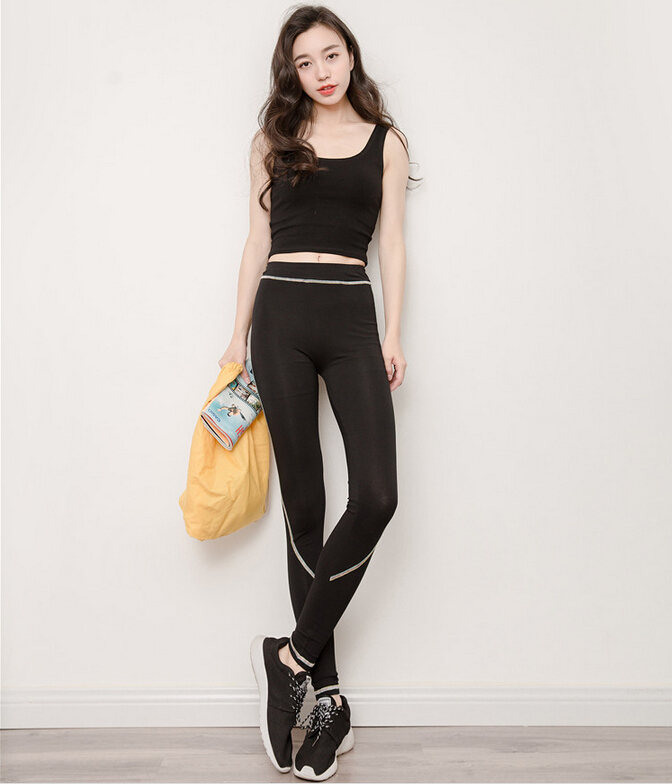 Thin-cotton-line-movement-nine-minutes-female-pants-wholesale