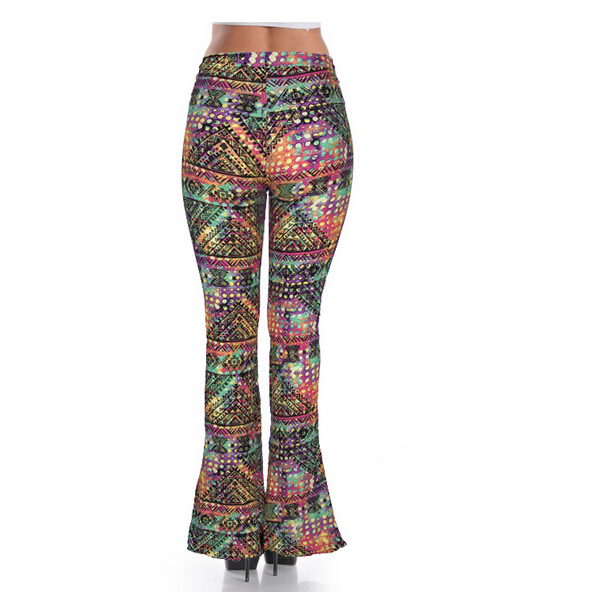 Trend-spring-summer-trumpet-printed-leggings-wholesale