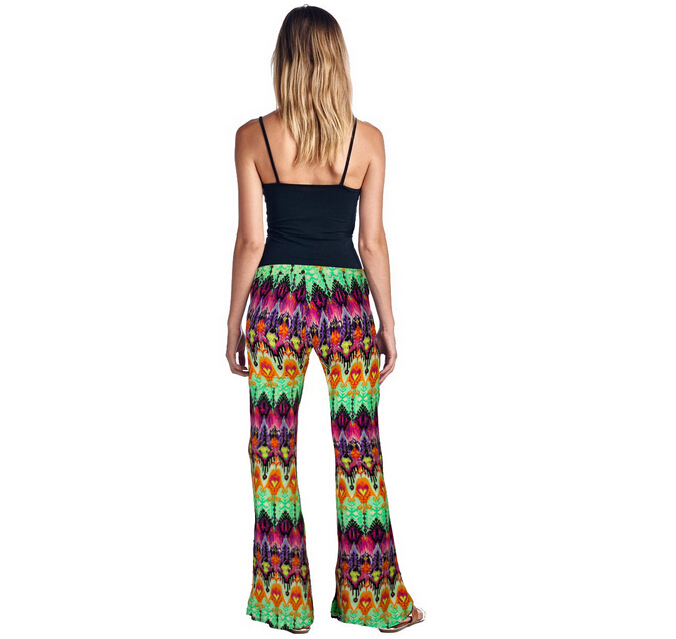 Trend-spring-summer-trumpet-printed-leggings-wholesale