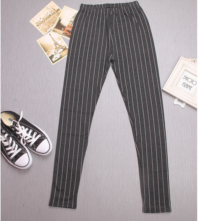 Vertical-stripes-pencil-female-leggings-wholesale