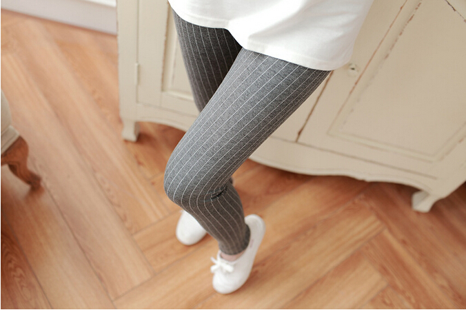 Vertical-stripes-pencil-female-leggings-wholesale