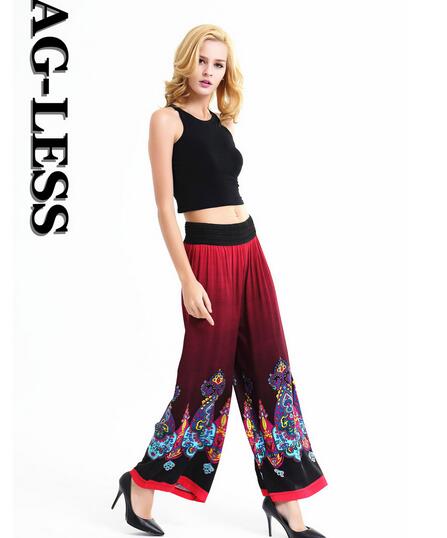 Vintage-folk-style-printed-wide-leg-pants-wholesale