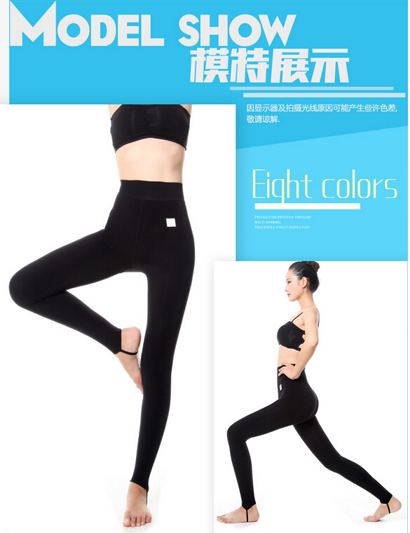 Yoga-velvet-thickening-kitten-pattern-tight-fitness-wear-leggings-wholesale