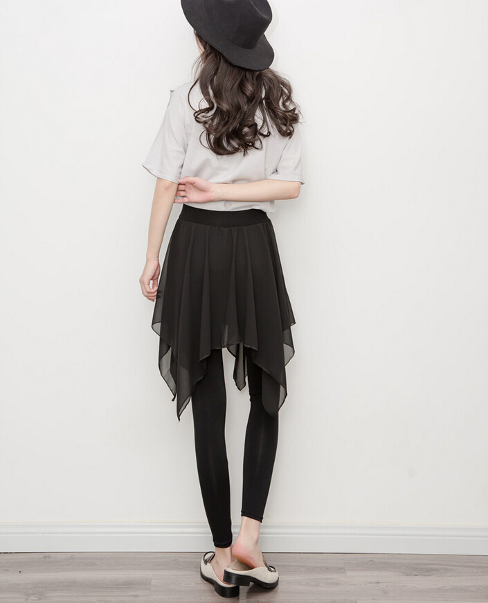 False-two-chiffon-skirts-pants-modal-women-leggings-wholesale