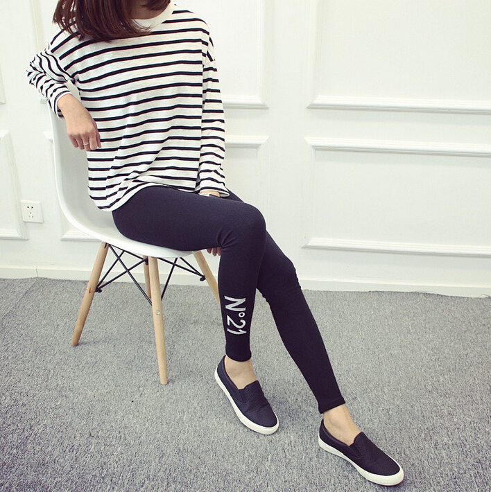 Joker-embroidery-letters-wool-cotton-stretch-grinding-female-leggings-wholesale