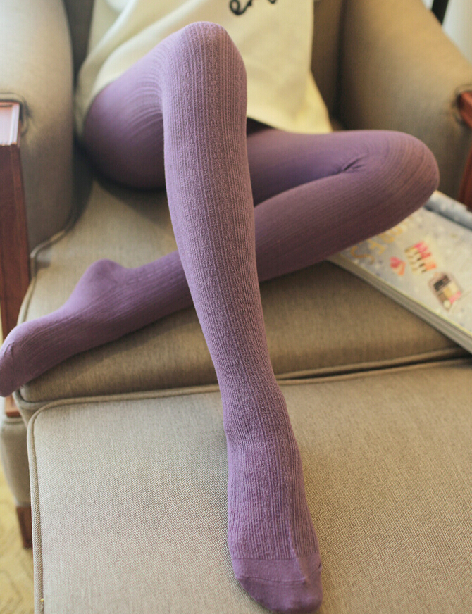 Knitting-twist-candy-stripe-color-render-socks-leggings-wholesale